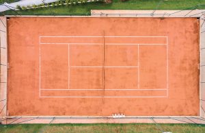 The Doubles Court Divided Into Thirds, Not Halves