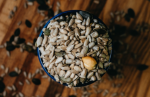 Tomato, Avocado and Pumpkin Seed Salad pumpkin seeds
