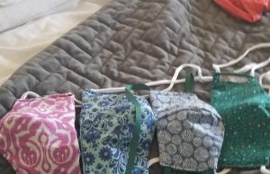 No Pandemic Playbook ALTA member Cheryl Smith has been making and donating masks.