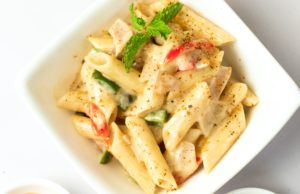 Creamy Mediterranean-Style Pasta Salad