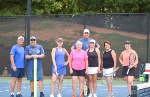Keeping Hope Alive Cartersville Country Club summer mixed doubles team