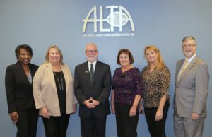 2020 Annual Meeting 2021 ALTA Board Chairman Joyce Vance, 2021 ALTA President and 2020 President’s Award Recipient Debbie Gaster, 2020 ALTA Board Chairman Robert Fitzgerald, 2020 ALTA President Sandy Depa, 2020 President’s Award Recipient Barbara Ingram, and 2020/2021 ALTA Treasurer John Lowell.