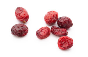 Cranberry + Cream Cheese Spread for Triskets Dried cranberries isolated on white background