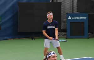 League News: Mixing In Good Sportsmanship ALTA Mixed Doubles pair on the court