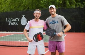 The Pickleball Pivot Jay Buxton and Jake Tuchmann, now rising pickleball professionals.