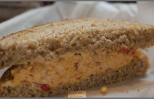 Smoky “Pimento” Cheese Sandwiches Pimento Cheese sandwich
