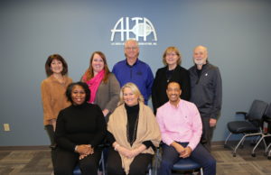 The Business Of ALTA Back Row, L-R: Rita Maloof, Cameron Turner, Stephen Murray, Susan Levin, and Mike Wright. Front Row, L-R: Chequetta Allen, Debbie Gaster, and Lamar Scott. Not pictured: Linda Shepherd.