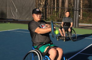 Wheelchair Tennis Is In Action ALTA Wheelchair League players