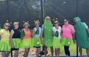 In A Pickle? ALTA pickleball players wearing fun costumes.