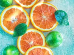 Frozen Citrus Mint Slushie