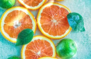 Frozen Citrus Mint Slushie