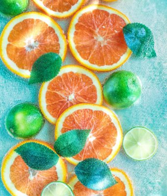 Frozen Citrus Mint Slushie