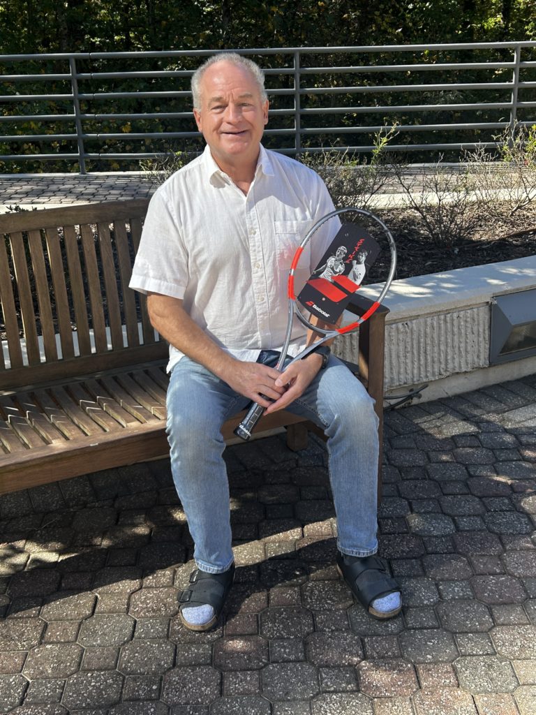 Trivia winner Peter Gijzen