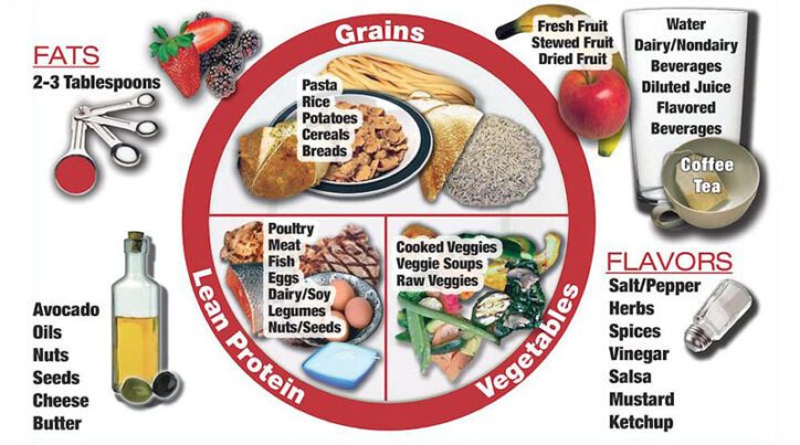 Graphic of diet needs for hard training