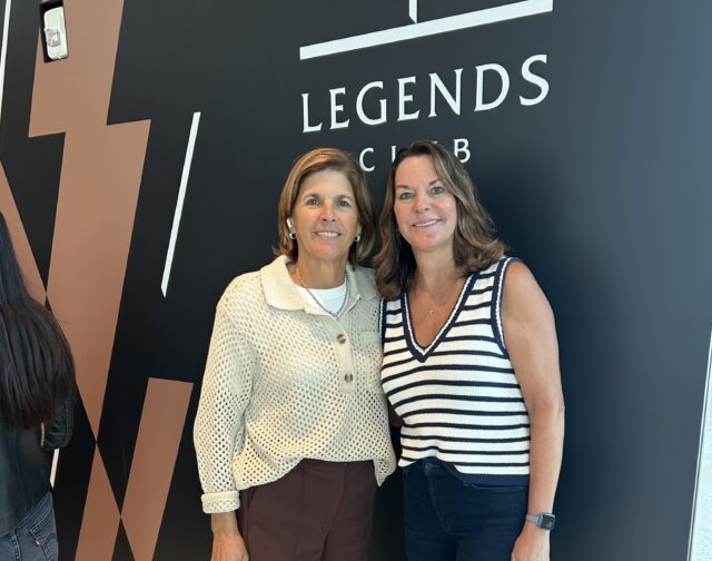 Gigi Fernandez and ALTA Junior Leagues VP Kim Freeman