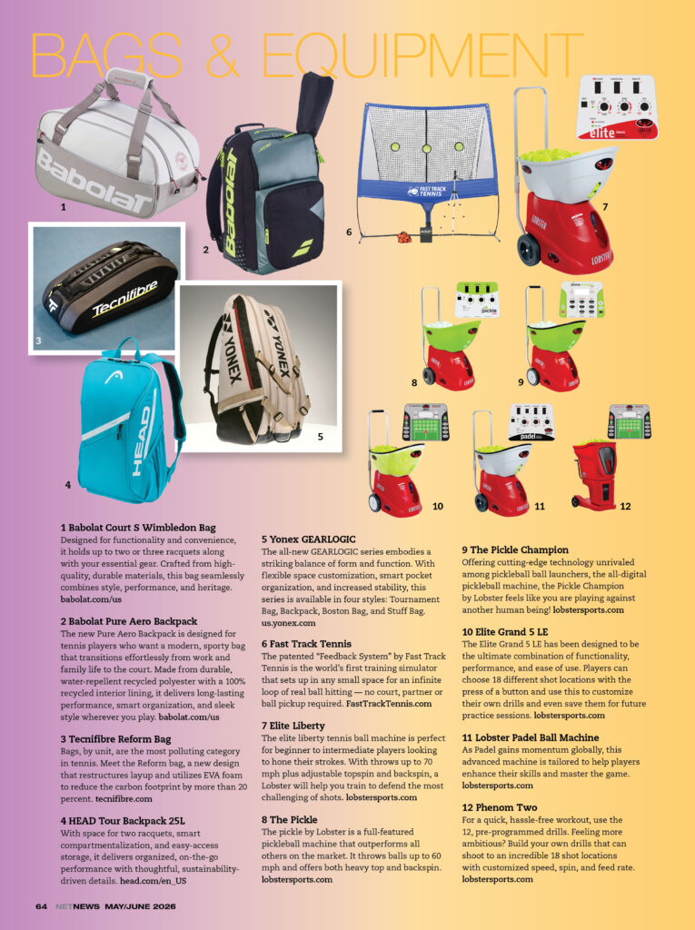 2026 Net News Gear Guide bags and equipment section