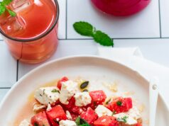 Watermelon Salad with Feta and Cucumber watermelon salad